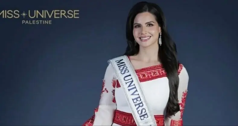 La modelo y activista Nadeen Ayoub, primera representante de Palestina en el certamen de Miss Universo, que se celebrará en noviembre en Tailandia. (Fuente externa)