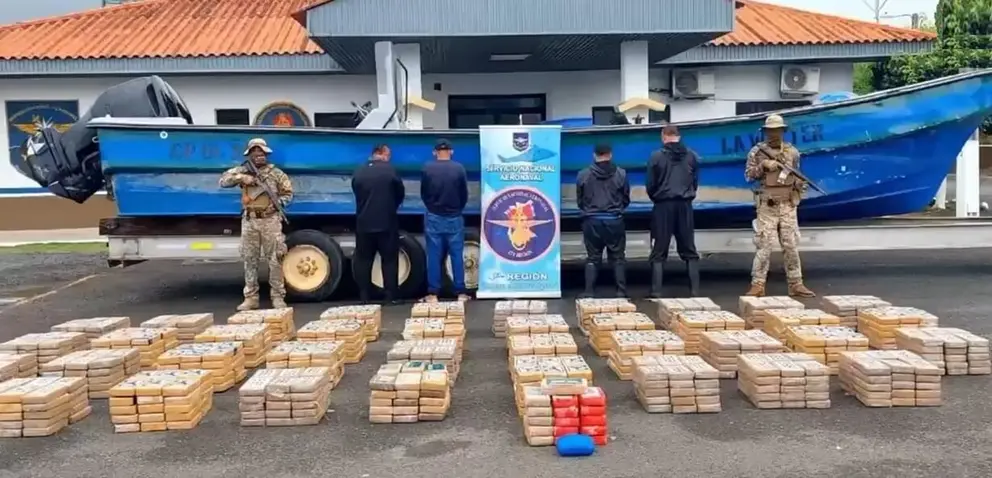 Una imagen de una confiscación de drogas. (WAM)