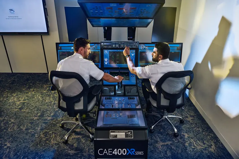 Centro de entrenamiento de tripulaciones de vuelo de Emirates. (WAM)