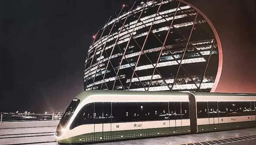 El Tranvía de la capital emiratí.  (ADT)