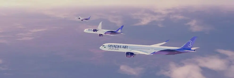 Aviones de Riyadh Air. (X)