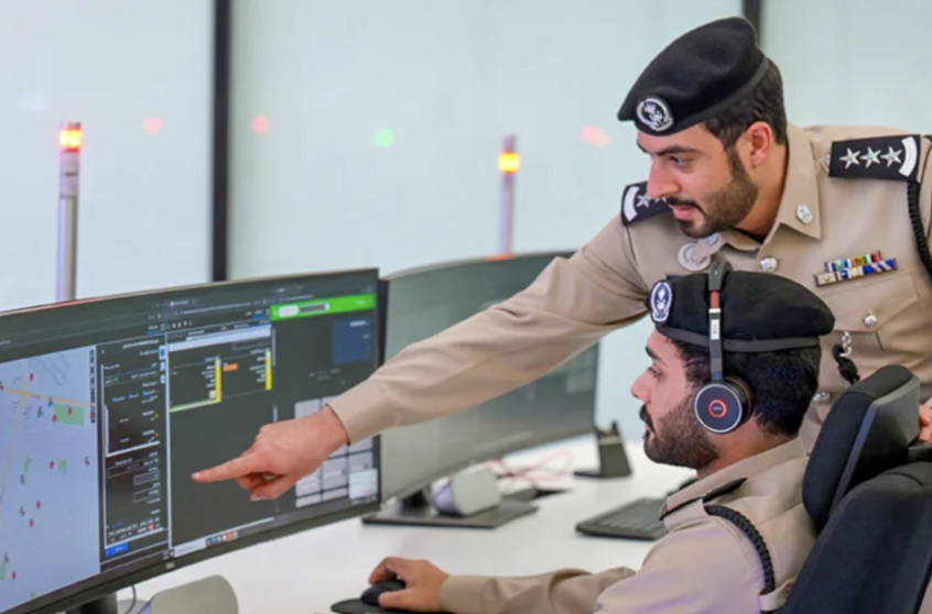 Agentes de la Policía de Sharjah. (Fuente externa)