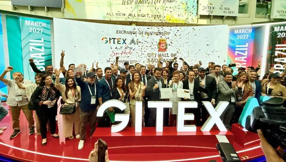 Representantes latinoamericanos en Gitex Dubai 2025. (WAM)