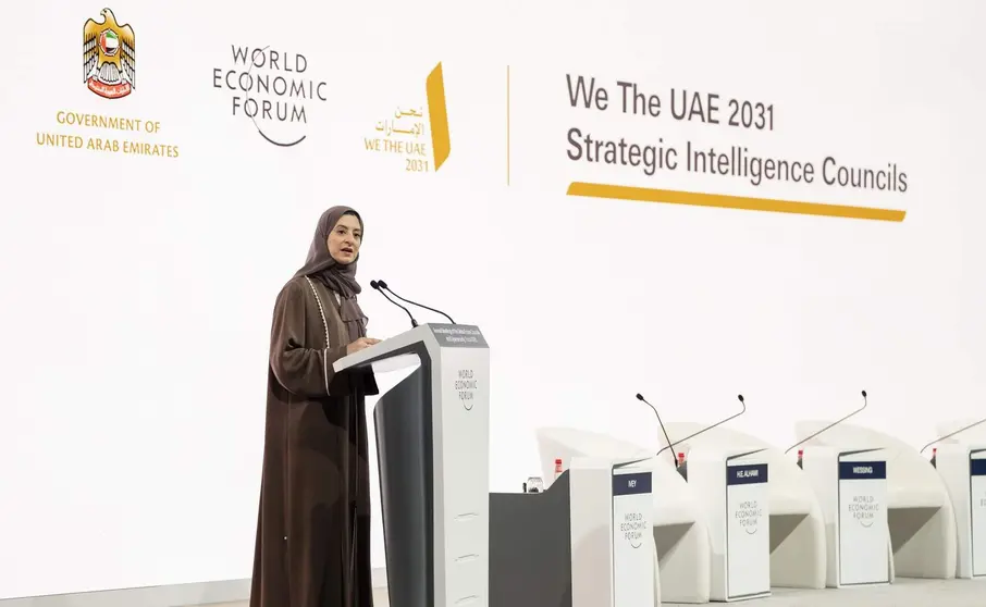 Jornada de apertura de la cumbre global del Foro Económico Mundial sobre IA y ciberseguridad. (WAM)