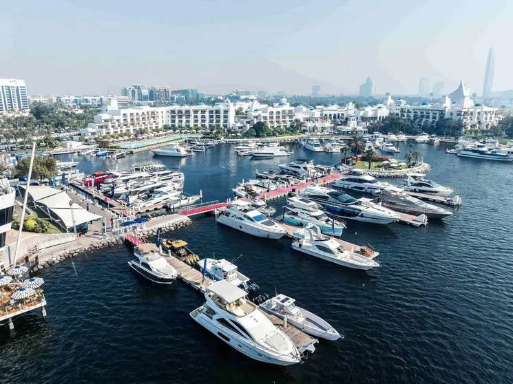 Una imagen de Dubai Creek Marina. (WAM)
