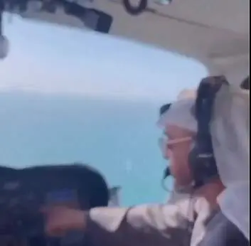 Una captura de pantalla del presidente de EAU en el vídeo difundido. (X)