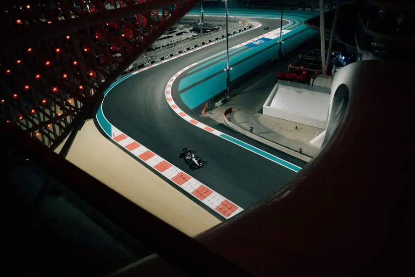 Lando Norris en Abu Dhabi. (WAM)