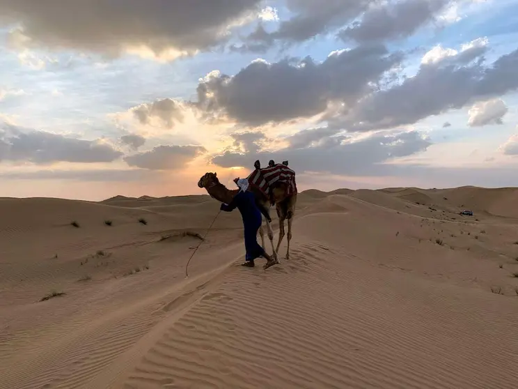 Una imagen del desierto de Dubai. (EL CORREO)