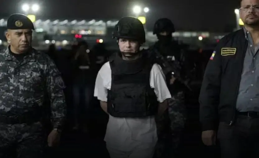 Una imagen del gerente a su llegada a Guayaquil en Ecuador. (X)