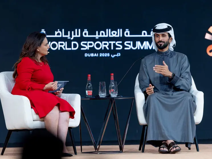 Un momento de la Cumbre del Deporte 2025. (Dubai Media Office)