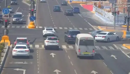 Captura de pantalla del v&iacute;deo difundido por la Polic&iacute;a de Abu Dhabi. (X)