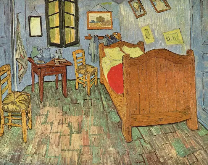 El colch&oacute;n es protagonista en la obra de Vincent Willem van Gogh que aparece en la imagen.