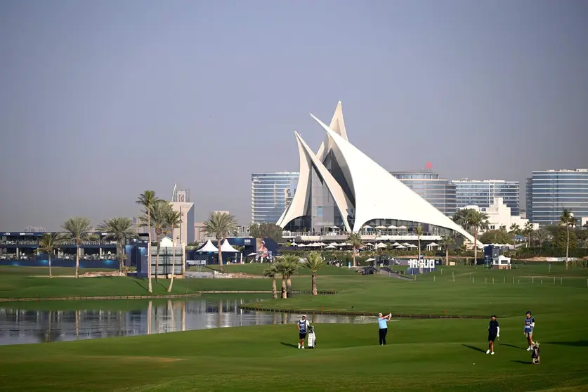 Instalaciones de golf en Dubai Creek. (X)