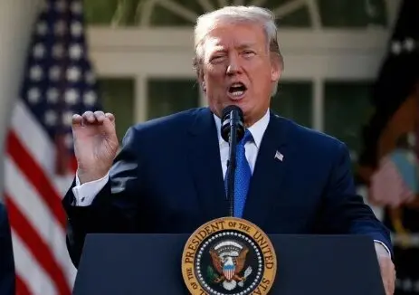 Donald Trump en una imagen de X.