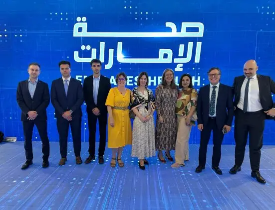 Delegaci&oacute;n de salud gallega en Emiratos. (Cedida)