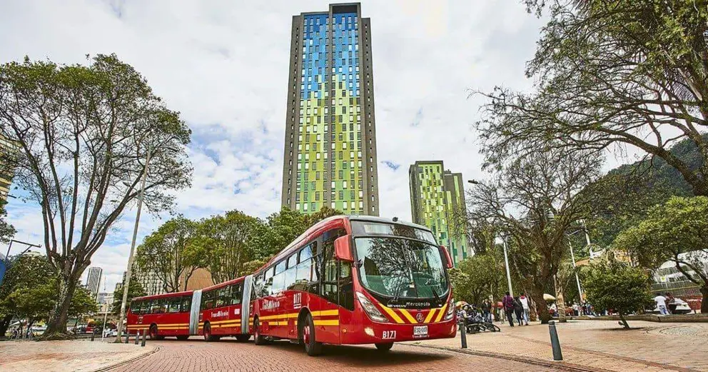Transmilenio, sistema de transporte p&uacute;blico bogotano. (Fuente externa)