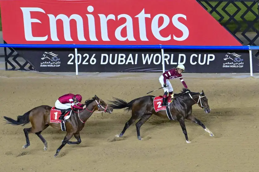 Tramo final de la Copa Mundial de Dubai. (WAM)