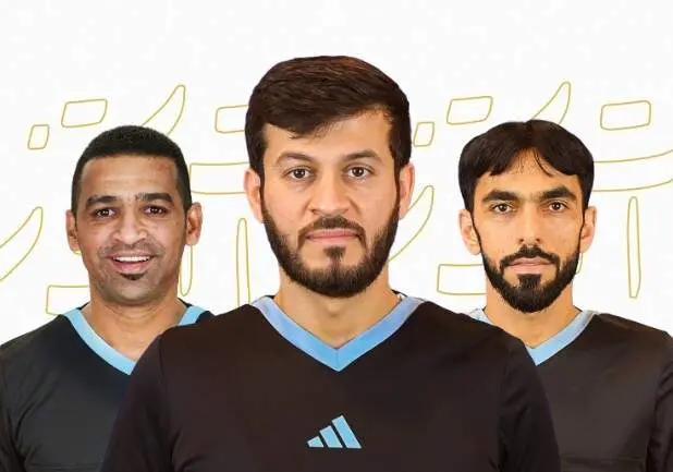 Los &aacute;rbitros emirat&iacute;es seleccionados por la FIFA. (X)