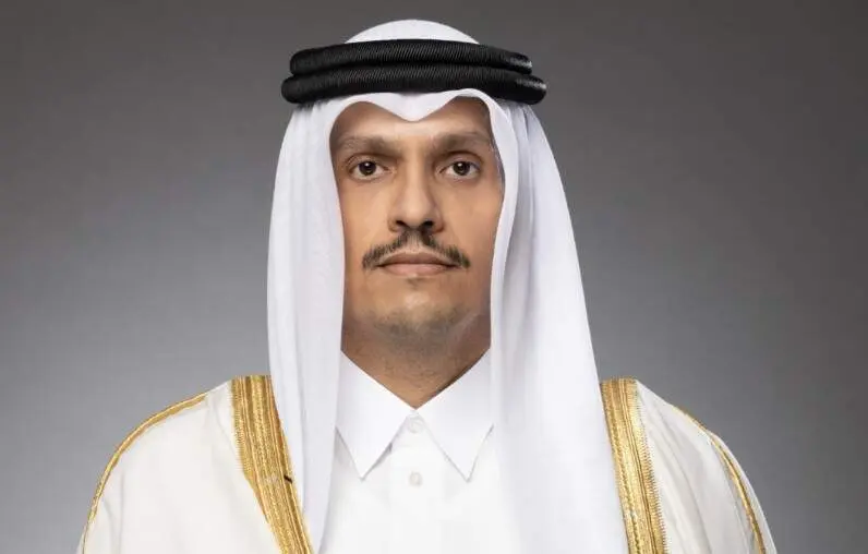 El primer ministro y ministro de Asuntos Exteriores de Qatar, jeque Mohammed bin Abdulrahman bin Jassim Al Thani. (Qna)