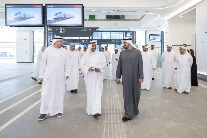 Un momento de la inauguraci&oacute;n de la estaci&oacute;n de Fujairah. (WAM)