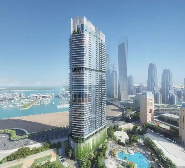 Al Habtoor Grand Residences una vez finalizado. (X)