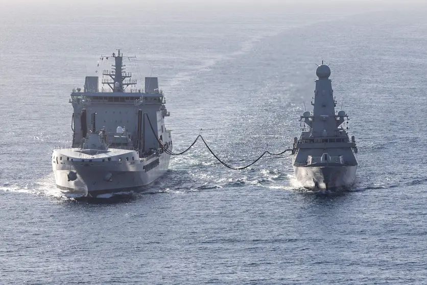 Buque de guerra brit&aacute;nico HMS Dragon. (X)