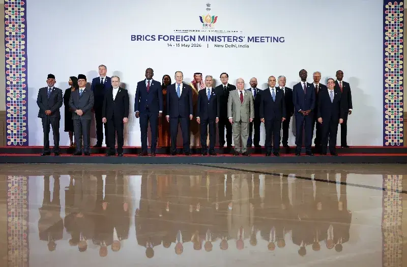 Foto de familia en Nueva Dheli de los integrantes de los BRICS. (Fuente externa)