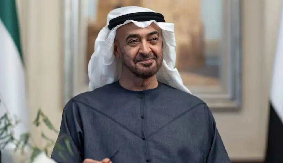 El presidente emirat&iacute; en una imagen de Tribunal Presidencial.