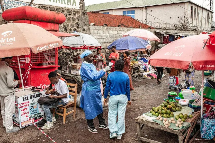 Una imagen de un mercado en el Congo. (X)