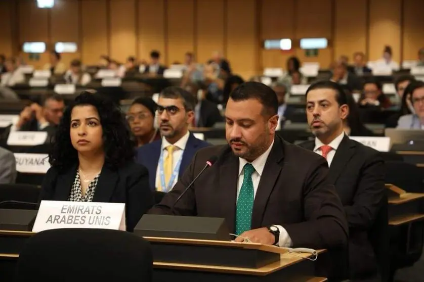 El embajador de Emiratos &Aacute;rabes Unidos ante las Naciones Unidas, Jamal Jama al Musharakh. (WAM)