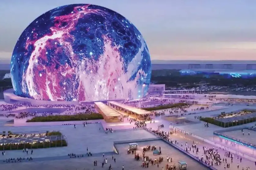 Maqueta de Sphere Abu Dhabi. (X)