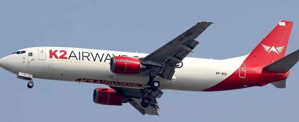 Un avi&oacute;n de K2 Airways. (X)