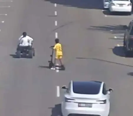 Captura de pantalla del v&iacute;deo difundido por la polic&iacute;a de Abu Dhabi. (Instagram)