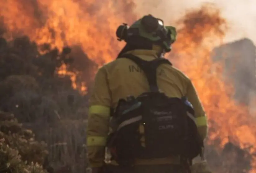 Incendio en Espa&ntilde;a. (X)