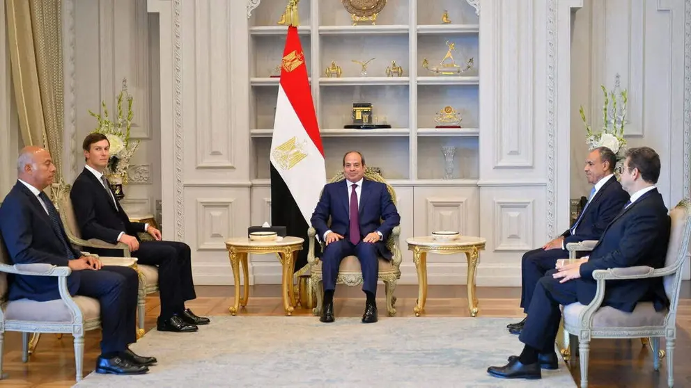 Kushner ha mantenido un encuentro con el presidente egipcio, Abdelfatah al Sisi. (Fuente externa)