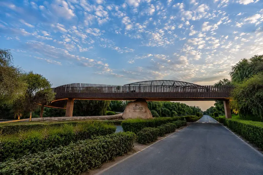 El nuevo puente en el Parque Nacional de Mushrif. (Dubai Media Office)