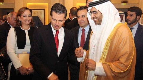 El presidente de México durante su visita a Dubai. (EL CORREO)