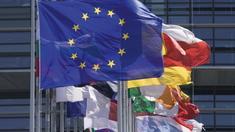 Bandera de la Uni&oacute;n Europea. (Fuente externa)