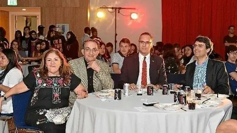 Representantes diplomáticos de Perú y México. Fotos: Manaf K. Abbas.