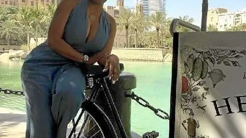 Haila Mompié en Madinat Jumeirah.