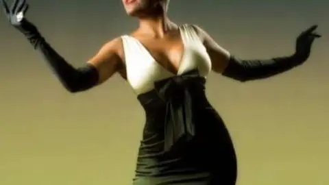 Haila, en plena actuación.