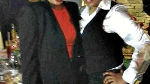 Haila Mompié con Beyonzé.