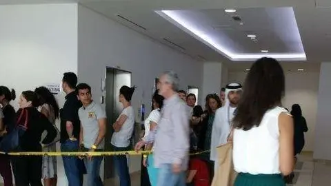 Una imagen de la sesión de casting celebrada en Dubai del martes, 11 al jueves, 13 de agosto de 2015.