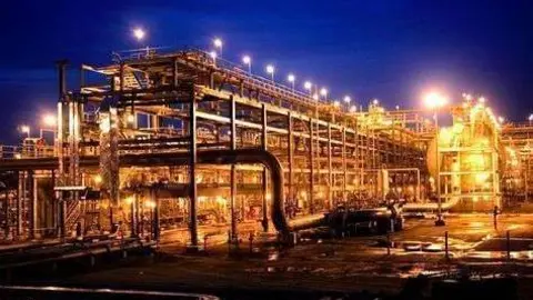 Una planta de gas en Arabia Saudita. (Fuente externa)