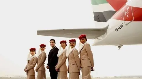 Los tripulantes de cabina de Emirates tienen un salario competitivo libre de impuestos.