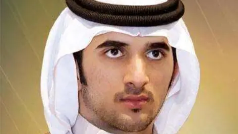 Imagen del jeque Rashid Al Maktoum. 