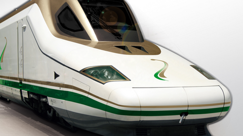 Un ejemplar de los trenes AVE que realizarán el recorrido de Medina a La Meca.