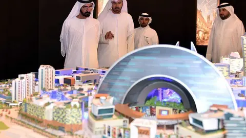 El Jeque Mohammed bin Rashid Al Maktoum, durante un acto.