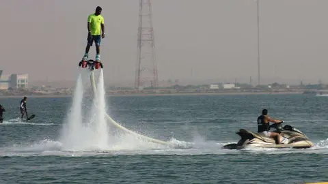 Marjan Island en Ras Al Khaimah durante el Eid Al Adha. (EL CORREO)