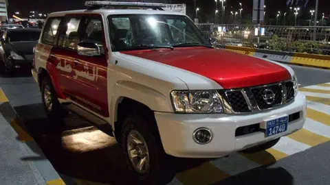 Imagen de un Nissan Patrol de la Policía del emirato de Ajman.